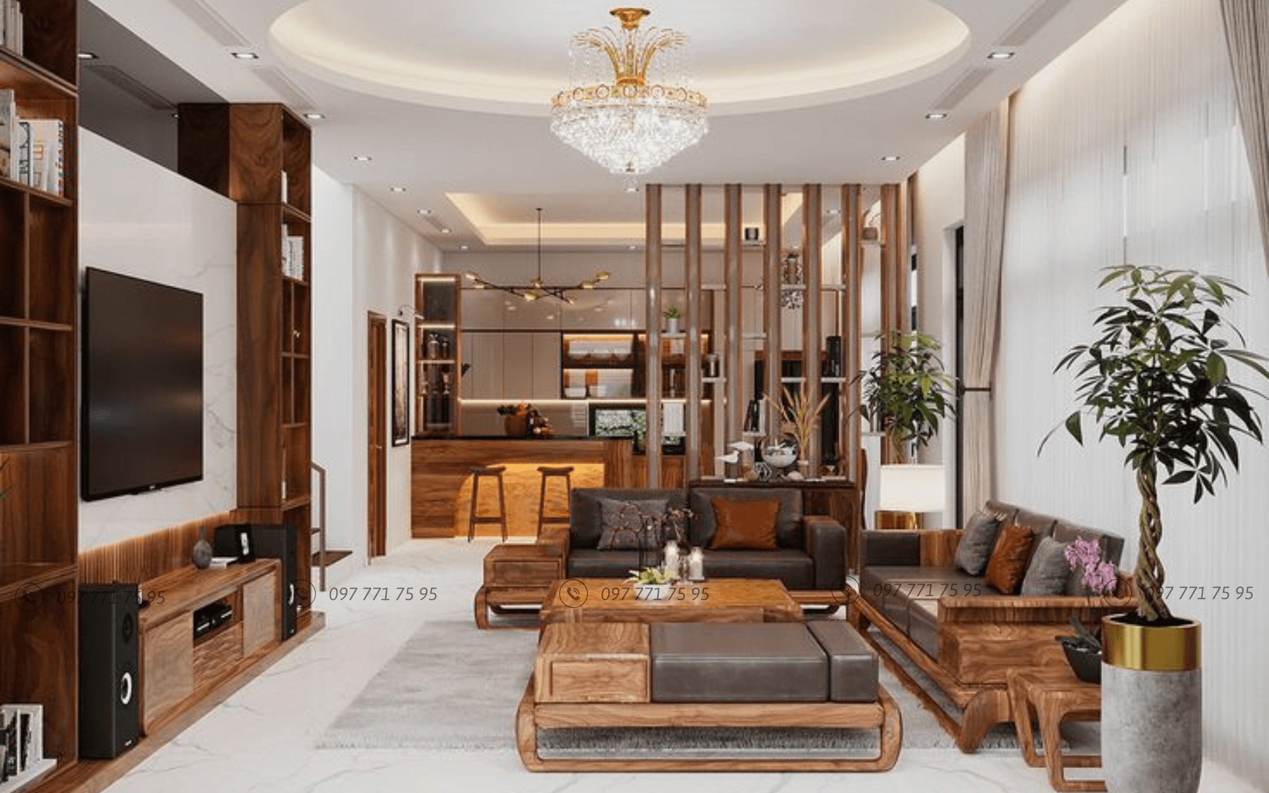 vật liệu thi công nội thất nhà phố 3 tầng