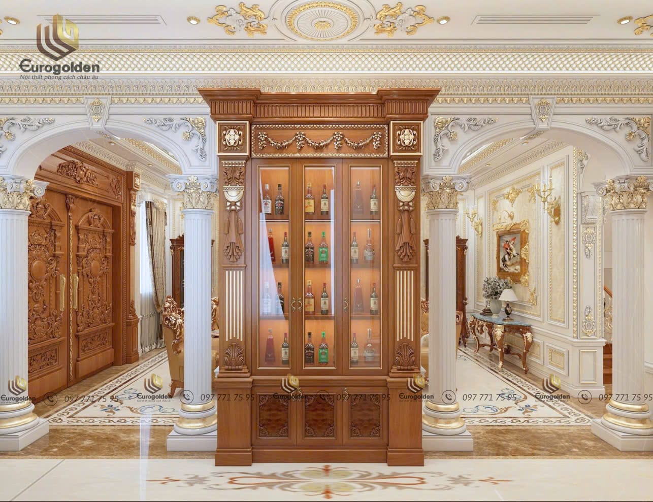 nội thất biệt thự phong cách cổ điển