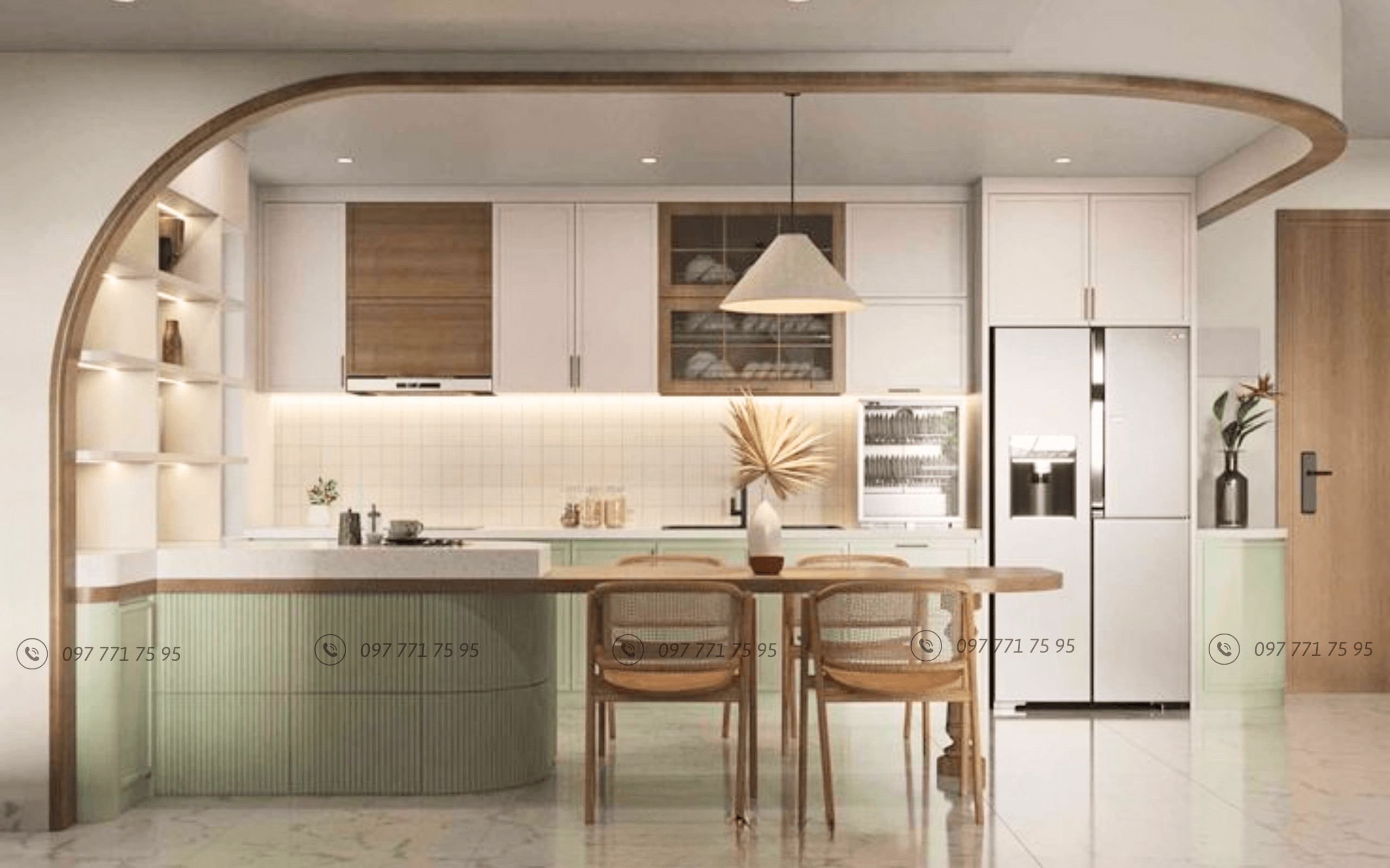 vật liệu thi công nội thất nhà phố 3 tầng