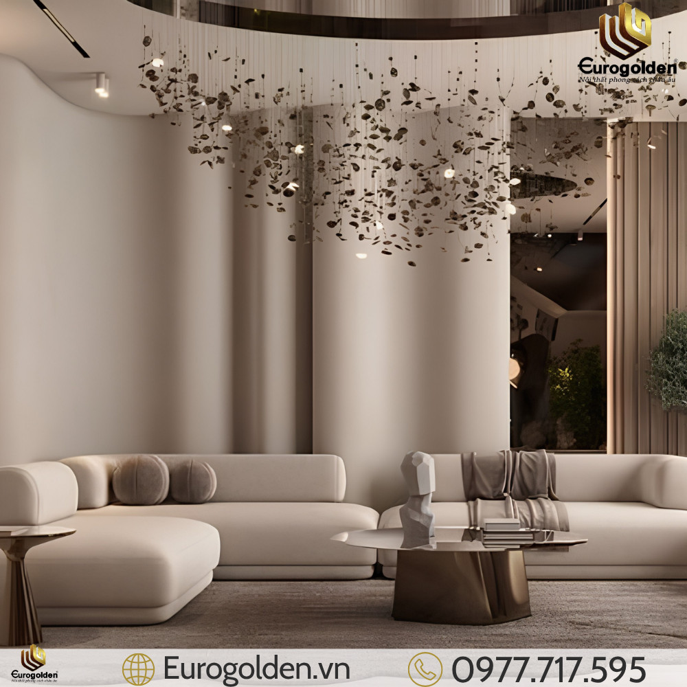 Mẫu ốp tường vách sofa