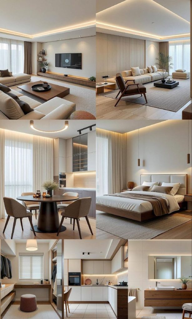 Thiết kế nội thất Modern Luxury