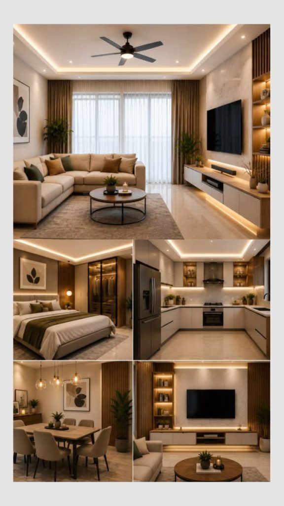 Thiết kế nội thất Modern Luxury